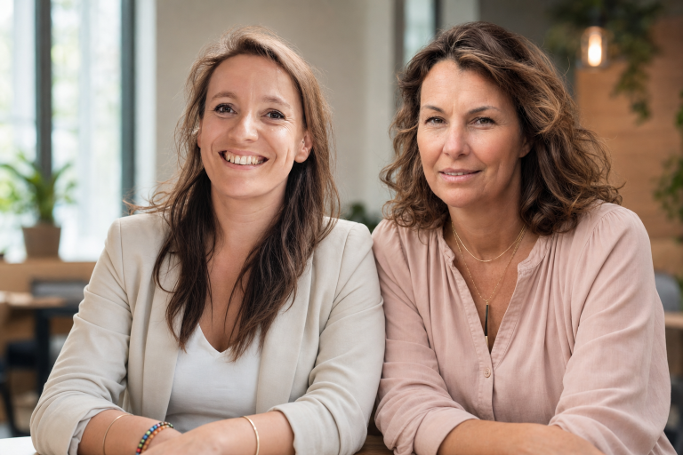 Cécile Colman et Marion Péret, fondatrices de Vitalitiz